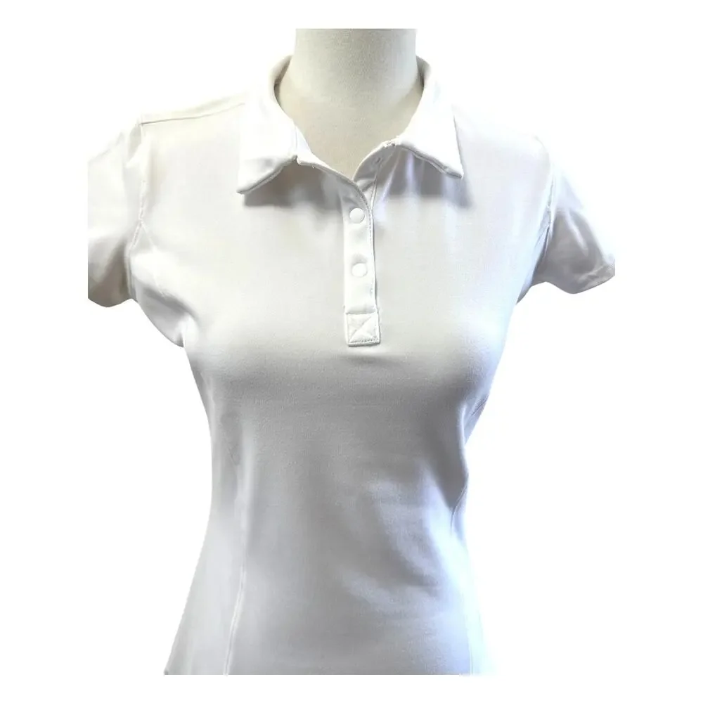 Mono B Tennis Dress Womens M White Polo Athletic Golf Pickleball - Picture 4 of 6